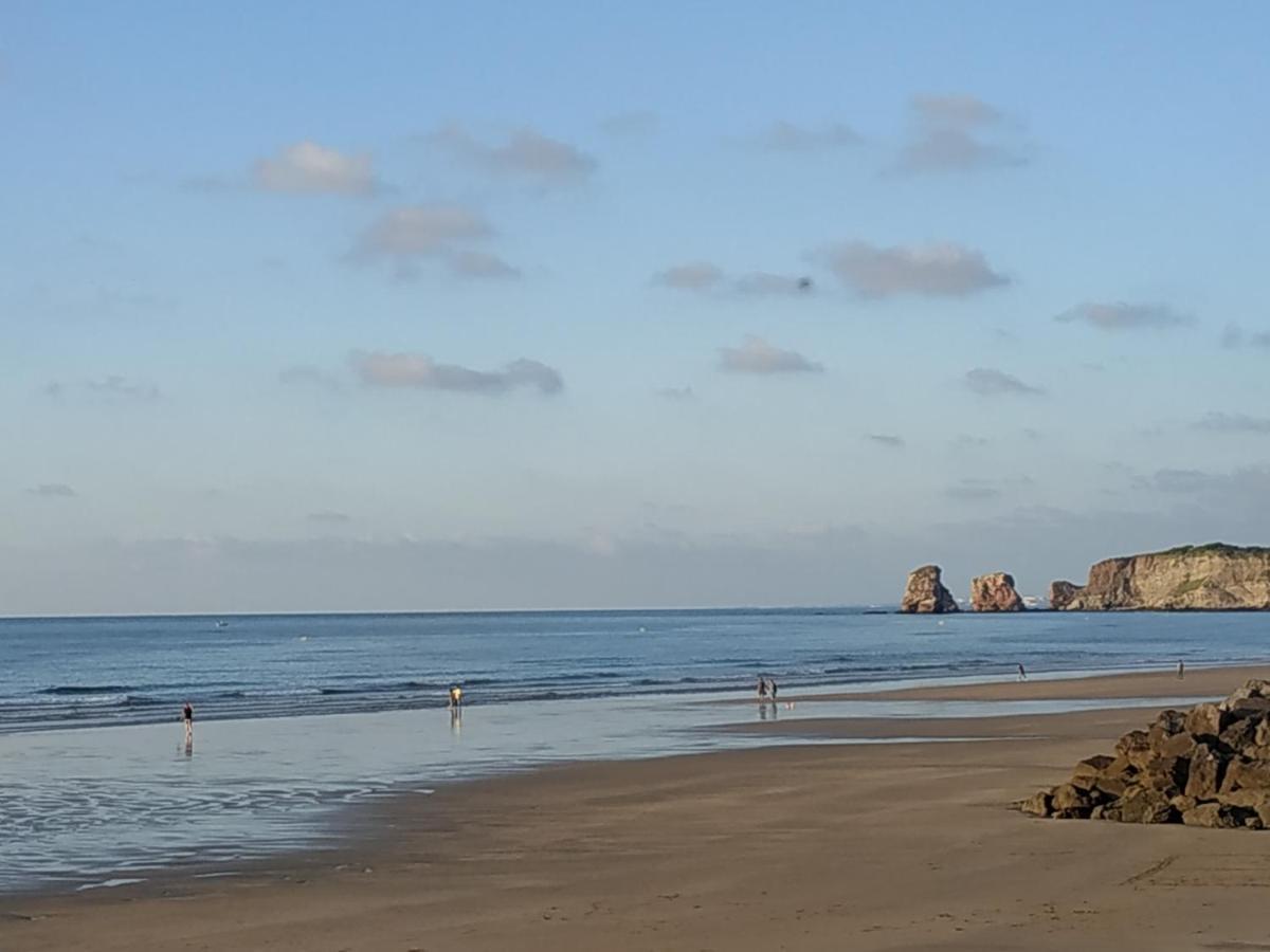 Ferienwohnung Coqueto Apartamento Con Piscina Comunitaria Hendaye Exterior foto